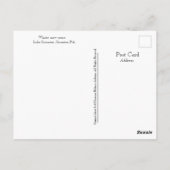 Carte Postale Scranton PA-Lake Scranton Post-Card Blues d'hiver (Dos)