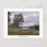 Scranton, PA Lake Scranton Post Card Mist