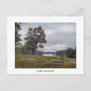 Carte Postale Scranton, PA Lake Scranton Post Card Mist