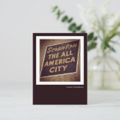 Carte postale Scranton PA-L'enseigne All America C (Debout devant)