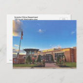 Carte postale Scranton PA Police Service Vacances (Devant / Derrière)