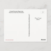 Carte postale Scranton PA - Porte d'entrée de la v (Dos)