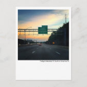 Carte postale Scranton PA-Twilight Sky-I81-Dunmore (Devant)