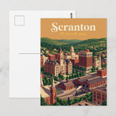 Carte Postale Scranton, Pennsylvanie (Devant / Derrière)