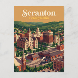 Carte Postale Scranton, Pennsylvanie