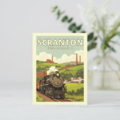 Carte Postale Scranton Pennsylvanie vintage (Debout devant)