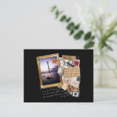 Carte Postale Scrapbook/Collage "Time" (Debout devant)