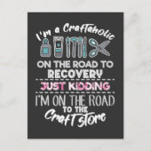 Carte Postale Scrapbooking accro artisanal artisanal scrapbo (Devant)