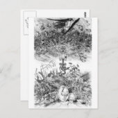 Carte postale Scraps vintage Felicien Rops (Devant / Derrière)