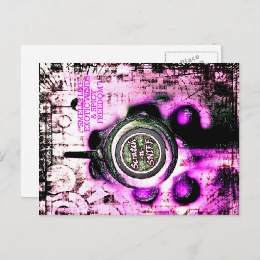 Carte Postale Scratch & Sniff... (Devant / Derrière)