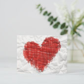 Carte Postale Scribble Heart (Debout devant)