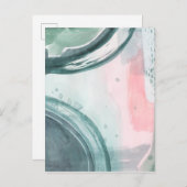 Carte Postale Scribe en pastel - aquarelle (Devant / Derrière)