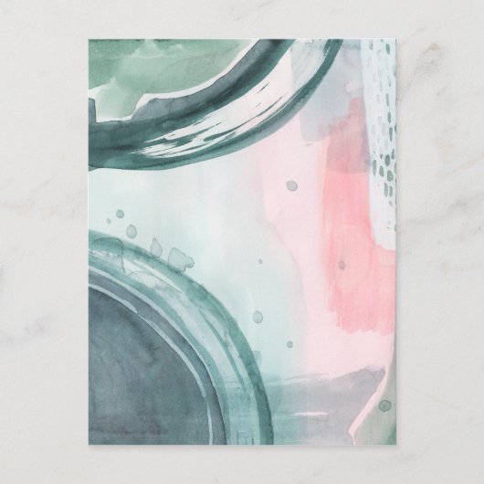 Carte Postale Scribe en pastel - aquarelle (Devant)