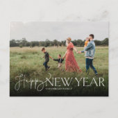 Carte postale Script and Sans Flat New Years (Devant)
