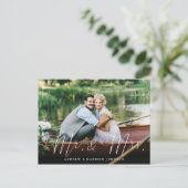 Carte Postale Script cardiaque M. & Mme Mariage Elopement (Debout devant)