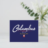 Carte Postale Script Columbus (Debout devant)