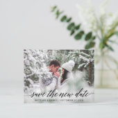 Carte Postale Script De Calligraphie Moderne Enregistrer La Nouv (Debout devant)