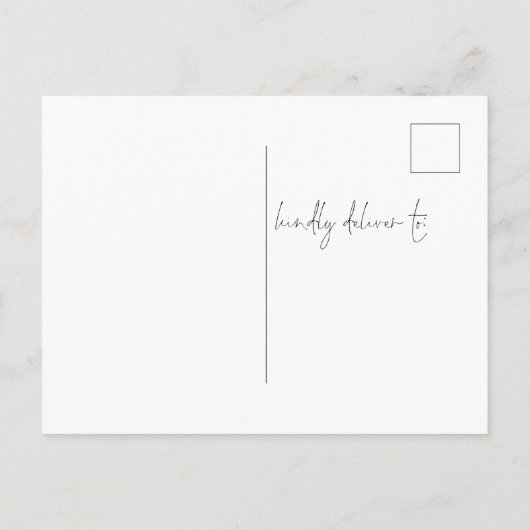 Carte Postale Script de gâteau rose moderne 21e anniversaire Inv (Dos)