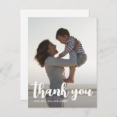 Carte Postale Script de remerciement pour la fête d'anniversaire (Devant / Derrière)