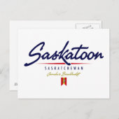 Carte Postale Script de Saskatoon (Devant / Derrière)