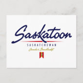 Carte Postale Script de Saskatoon (Devant)