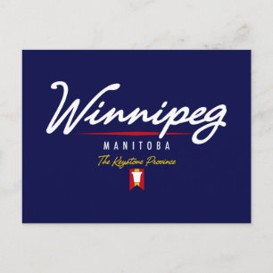 Carte Postale Script de Winnipeg