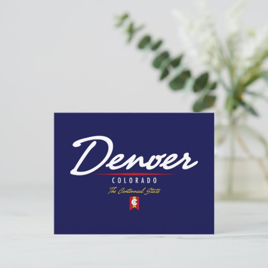 Carte Postale Script Denver (Debout devant)