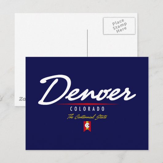 Carte Postale Script Denver (Devant / Derrière)