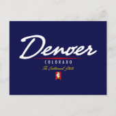 Carte Postale Script Denver (Devant)