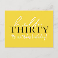 Script et géométrique 30e anniversaire