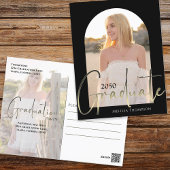 Carte Postale Script Gold Arc noir Arc deux photo Vellum