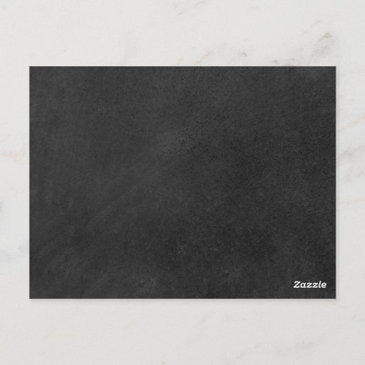 Carte Postale Script Gold Heart Enregistrer la définition de dat (Dos)