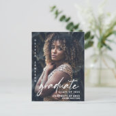 Carte Postale Script manuscrit moderne | Photo (Debout devant)