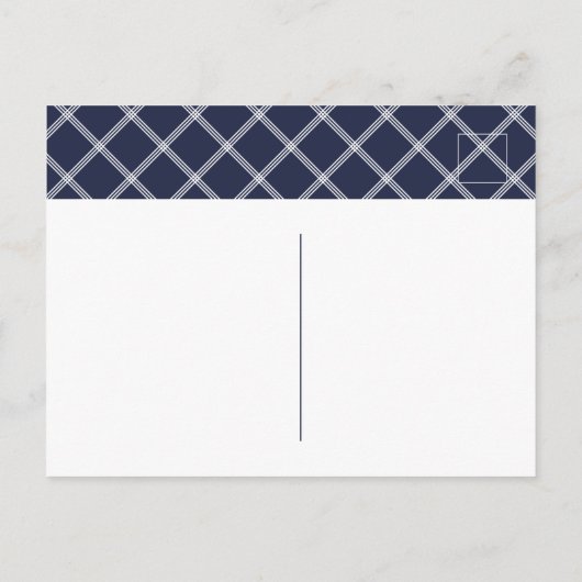 Carte Postale Script moderne J'ai déplacé Faire-part de déplacem (Dos)