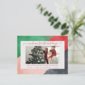 Carte Postale Script moderne Nouvelle maison pour les vacances P (Debout devant)