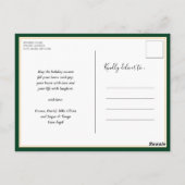 Carte Postale Script moderne sur Green Good Tidings of Comfort J (Dos)