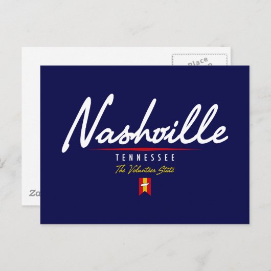 Carte Postale Script Nashville (Devant / Derrière)