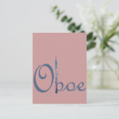 Carte Postale Script Oboe (Debout devant)