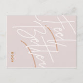 Carte Postale Script pour se sentir mieux (Devant)