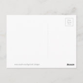 Carte Postale script toujours & pour toujours (Dos)