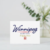 Carte Postale Script Winnipeg (Debout devant)