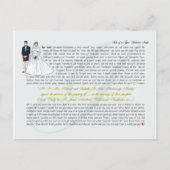 Carte Postale Script Yorkshire (Devant)