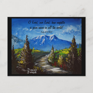 Carte Postale Scripture de Mountain