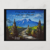 Carte Postale Scripture de Mountain (Devant)