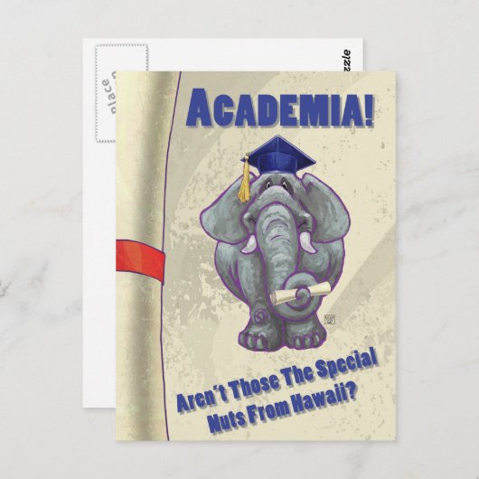 Carte Postale Scroll universitaire (Devant / Derrière)