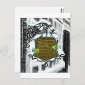 Carte Postale Scrooge&MarleySignScene (Devant / Derrière)