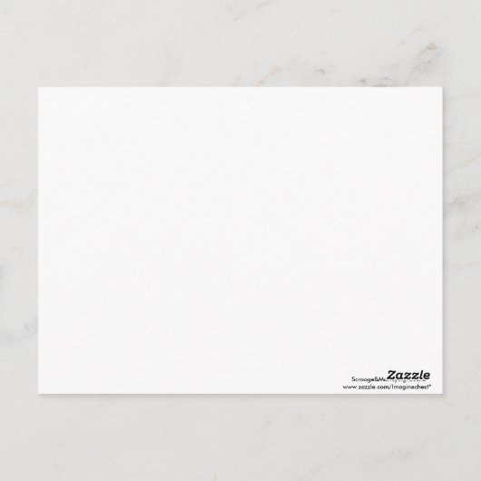 Carte Postale Scrooge&MarleySignScene (Dos)