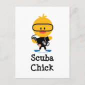 Carte postale Scuba Chick (Devant)