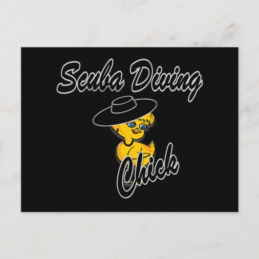 Carte Postale Scuba Diving Chick #4 (Devant)