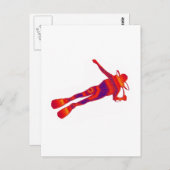 CARTE POSTALE SCUBA LA FRONTIÈRE (Devant / Derrière)